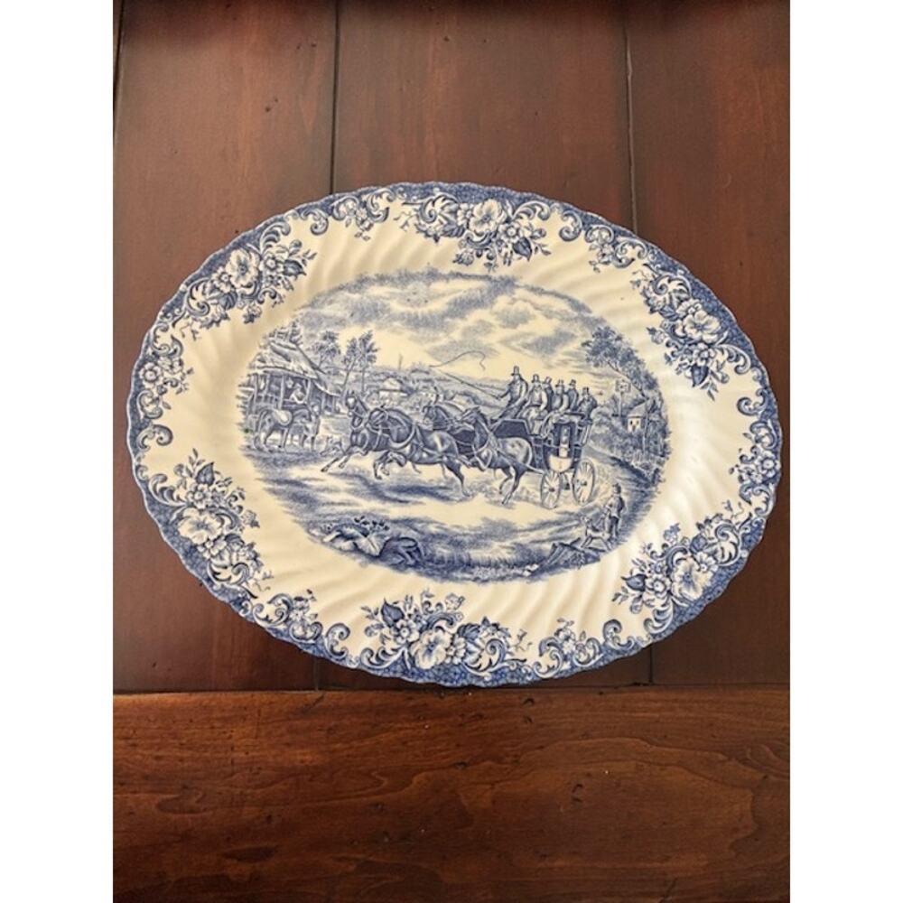 Johnson Brothers COACHING‎ SCENES "Passing Through" Platter